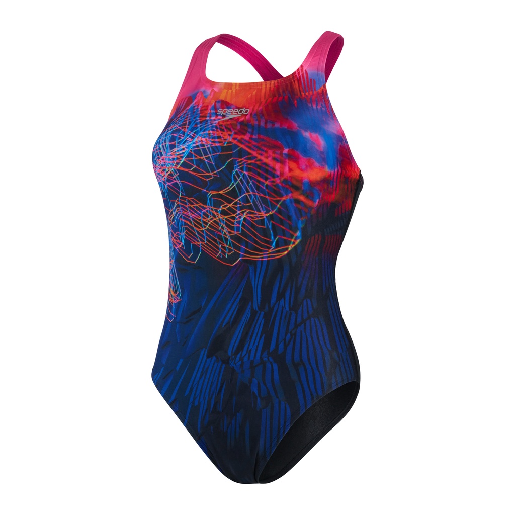 Speedo Endurance+ Placement Digital Medalist Swimsuit Reydon Sports Plc